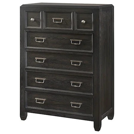 Transitional Chest with 5 Drawers